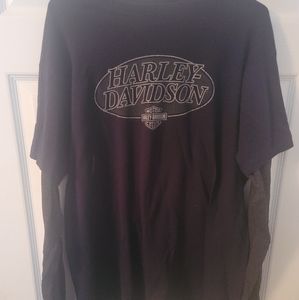 Mens SzXl Harley-Davidson long sleeve shirt